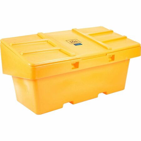 GLOBAL INDUSTRIAL Lockable Outdoor Storage Container, 72inLx36inWx36inH, 36 Cu. Ft., Yellow B2050614